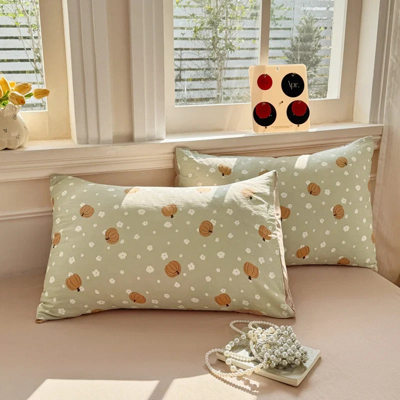 Cartoon Pumpkin Bedding Set
