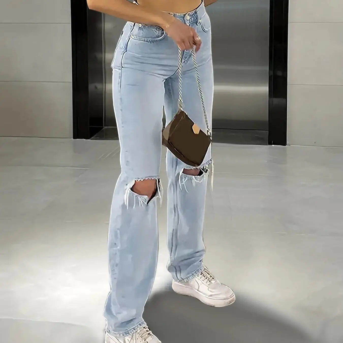 Seawalk Knee Ripped Jeans