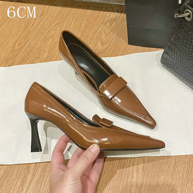 Fmaous Quality Leather Belt Buckle Heels