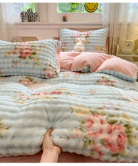 Winter ThickWarm 4pcs Bedding Set