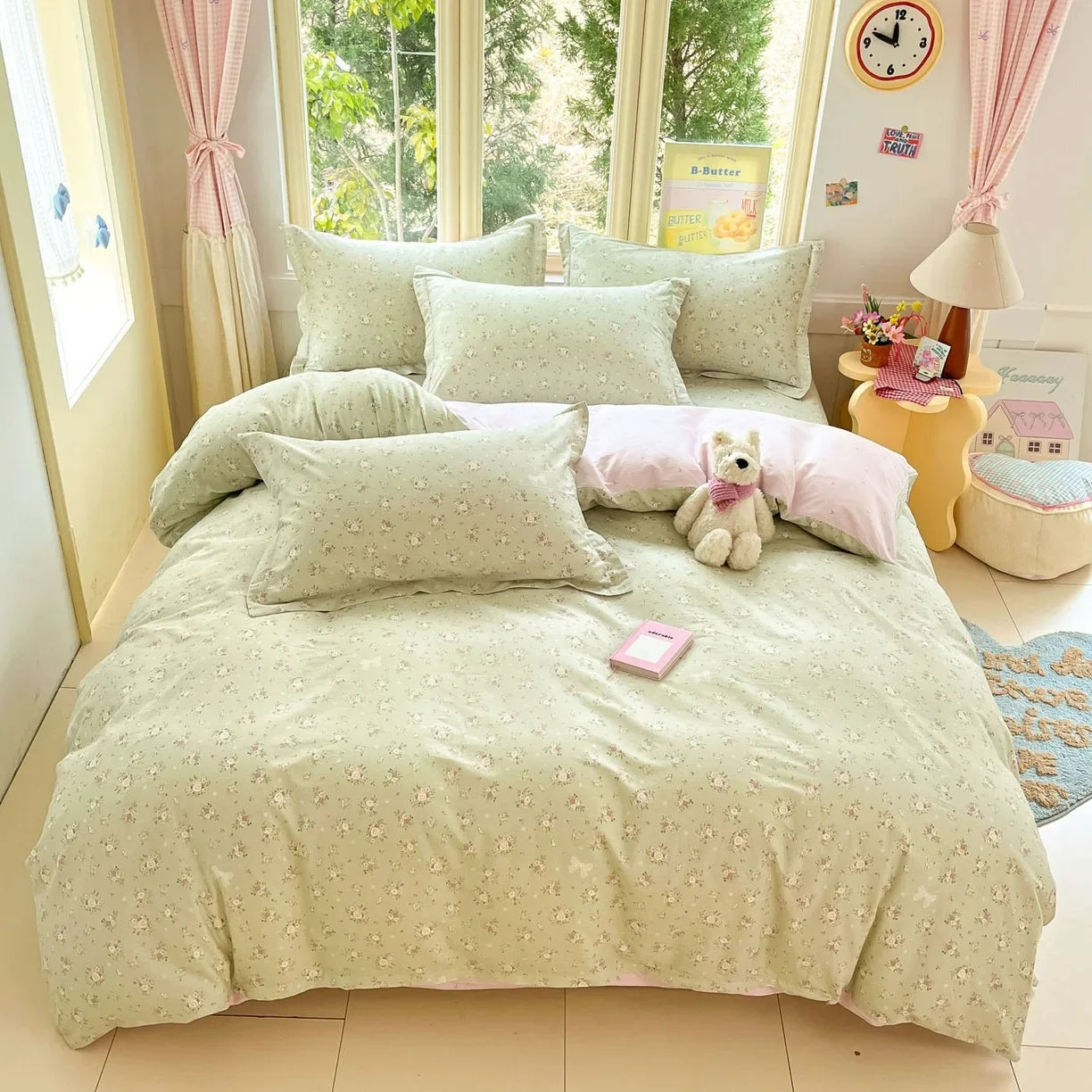Cartoon Print 100% Cotton Bedding Sets