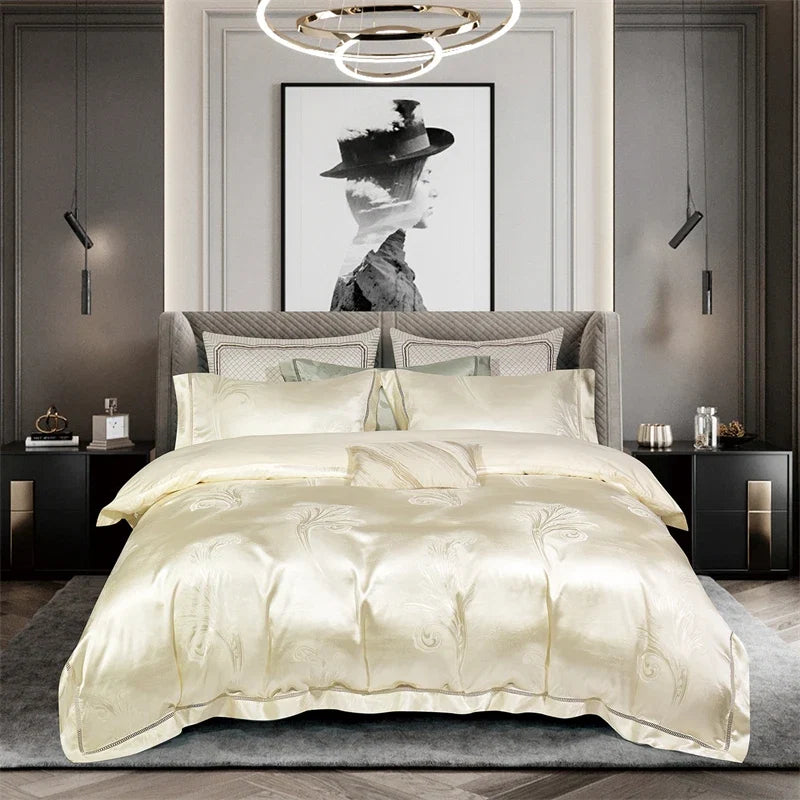 Modern Luxury Villa Egyptian Cotton Bedding Set