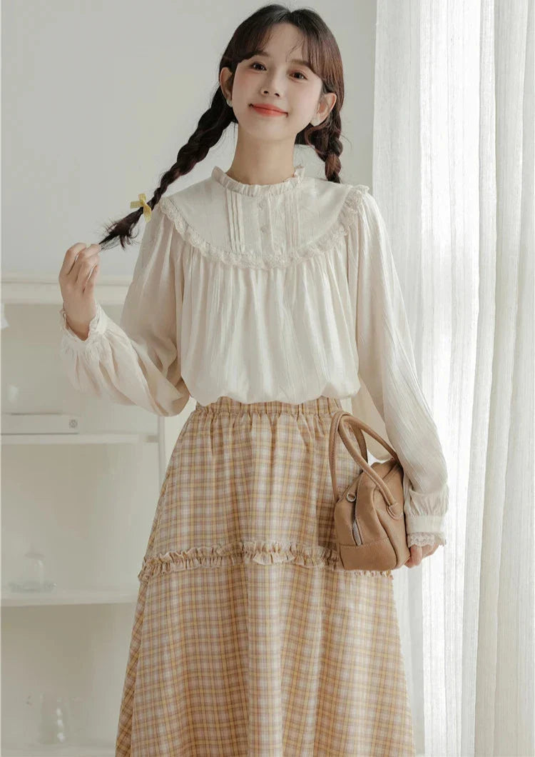 Cozy Morning Cottagecore Blouse