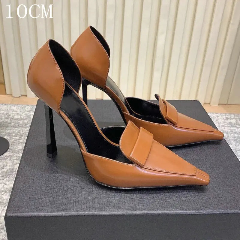 Fmaous Quality Leather Belt Buckle Heels