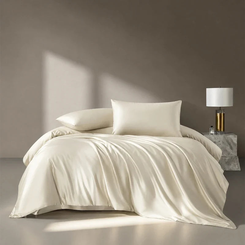 Hotel Style Solid Color Luxury 1000TC Egyptian Cotton Soft Bedding Set