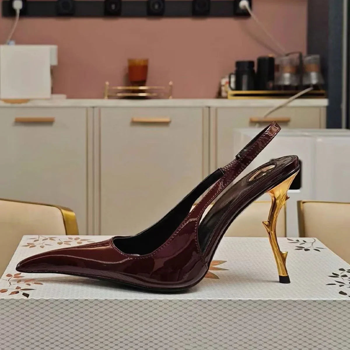 Patent Leather Alien Heel