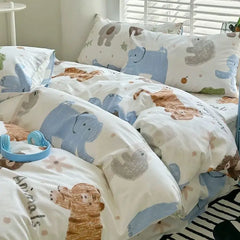 Kawaii Cartoon Bedding Set