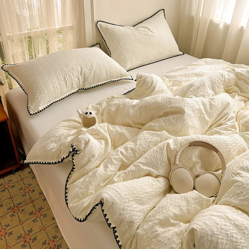 Summer Seersucker Bedding Sets