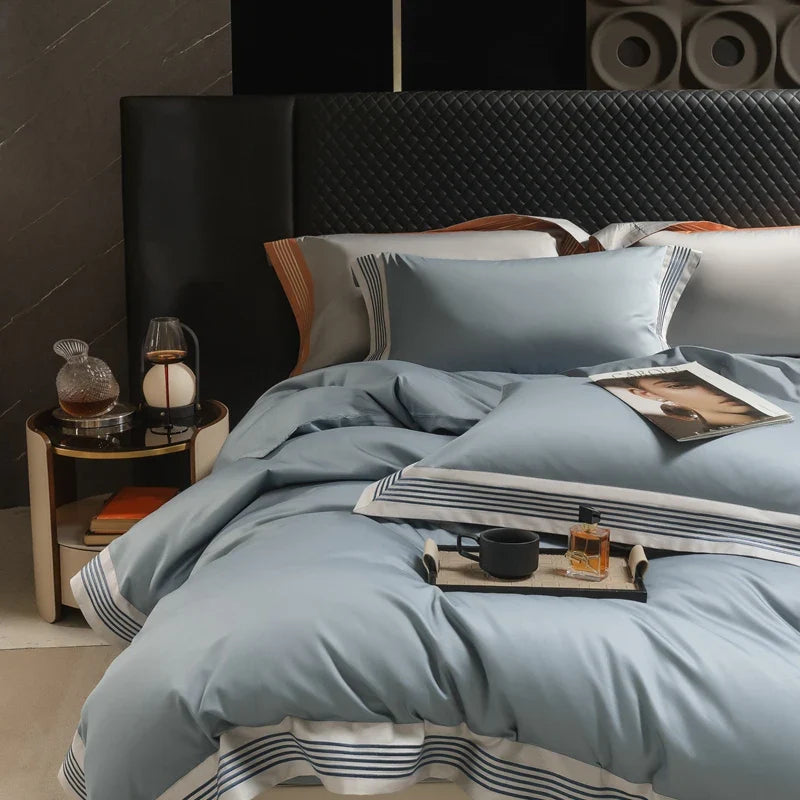 1000TC Egyptian Cotton Luxury Embroidery Bedding Set
