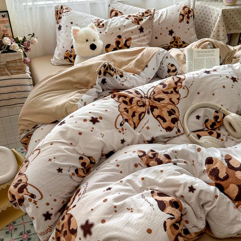 Korean Style Fashion Bedding Set