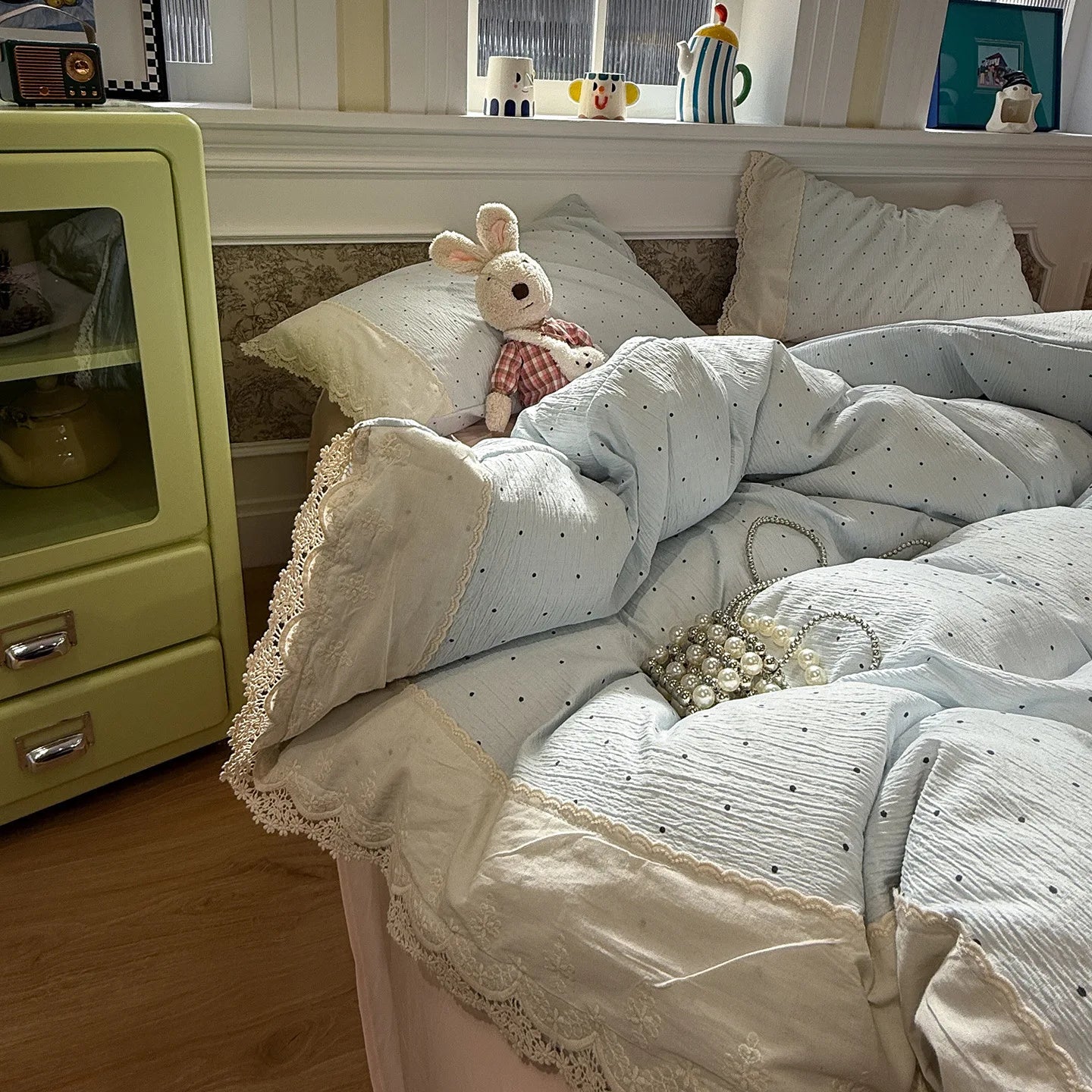 French Style Full Cotton Four Piece Bedding Set