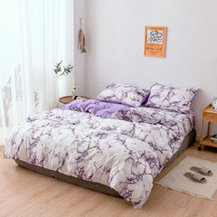 Geometric Ink Wash Print Bedding Set