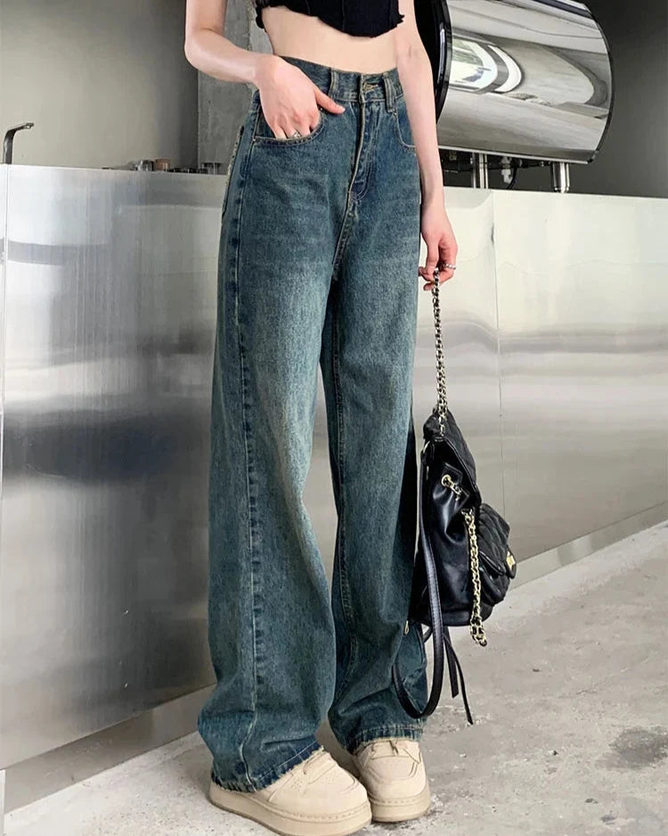 Ondrilla High Waist Wide Leg Jeans
