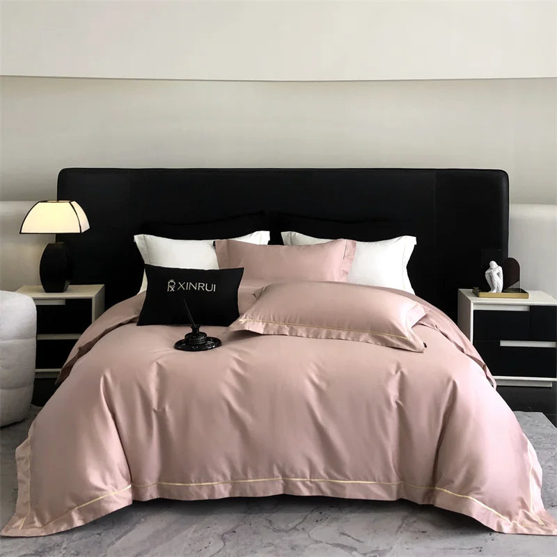 1000TC Egyptian Cotton Luxury Embroidery Hotel Style Bedding Set