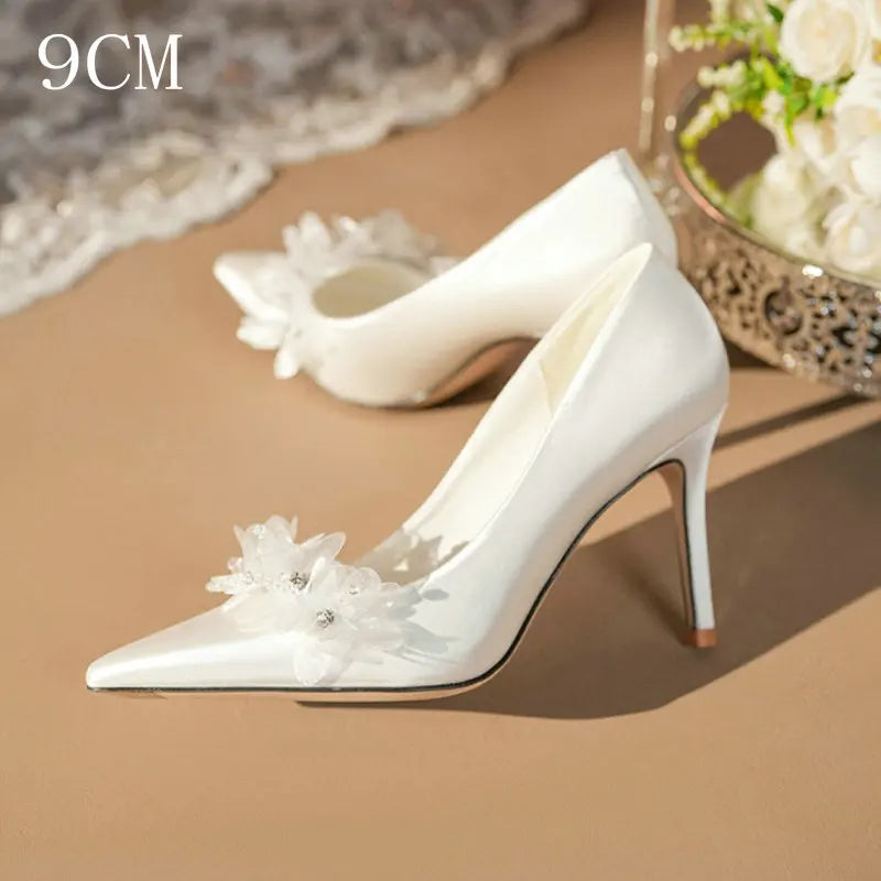 Pearl Chain Engagement Shoes