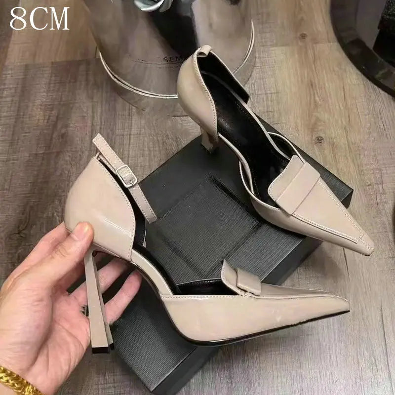 Fmaous Quality Leather Belt Buckle Heels