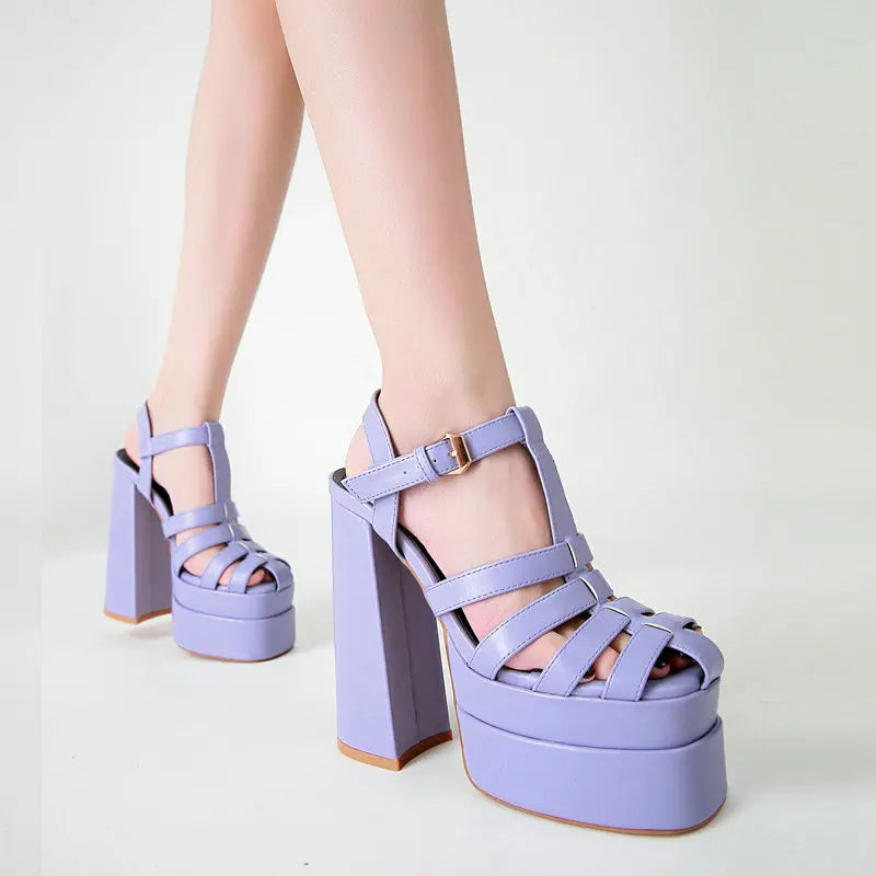Women Autumn Thick Heels