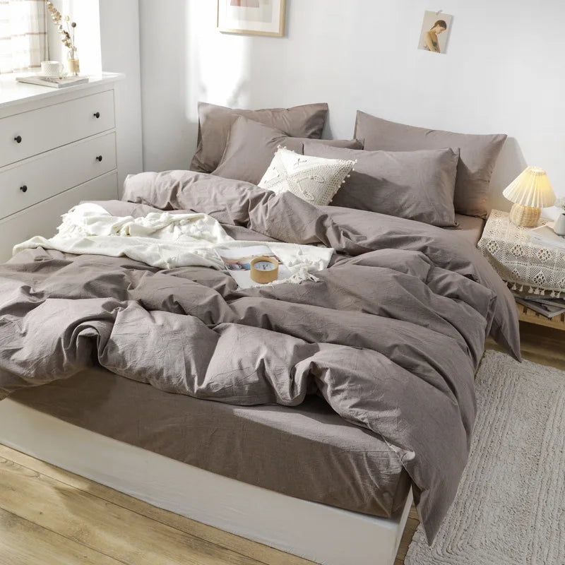 Solid Color Bedding Set