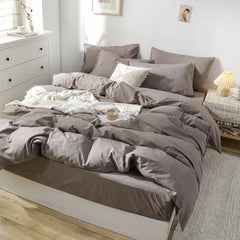 Solid Color Bedding Set