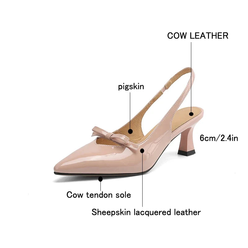 and bow elastic band high Heels