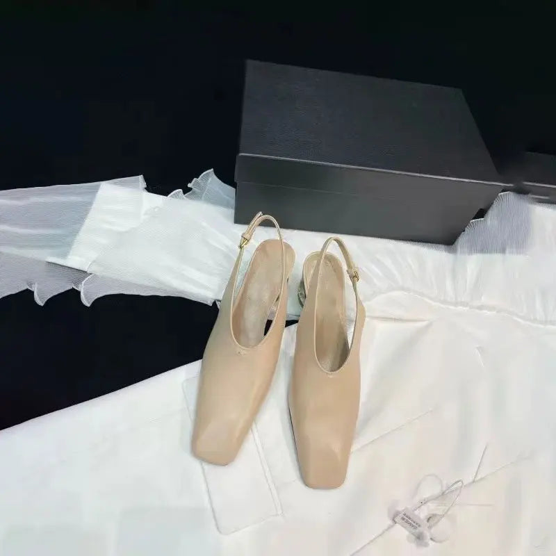Sandalias de tacón alto transparentes para mujer