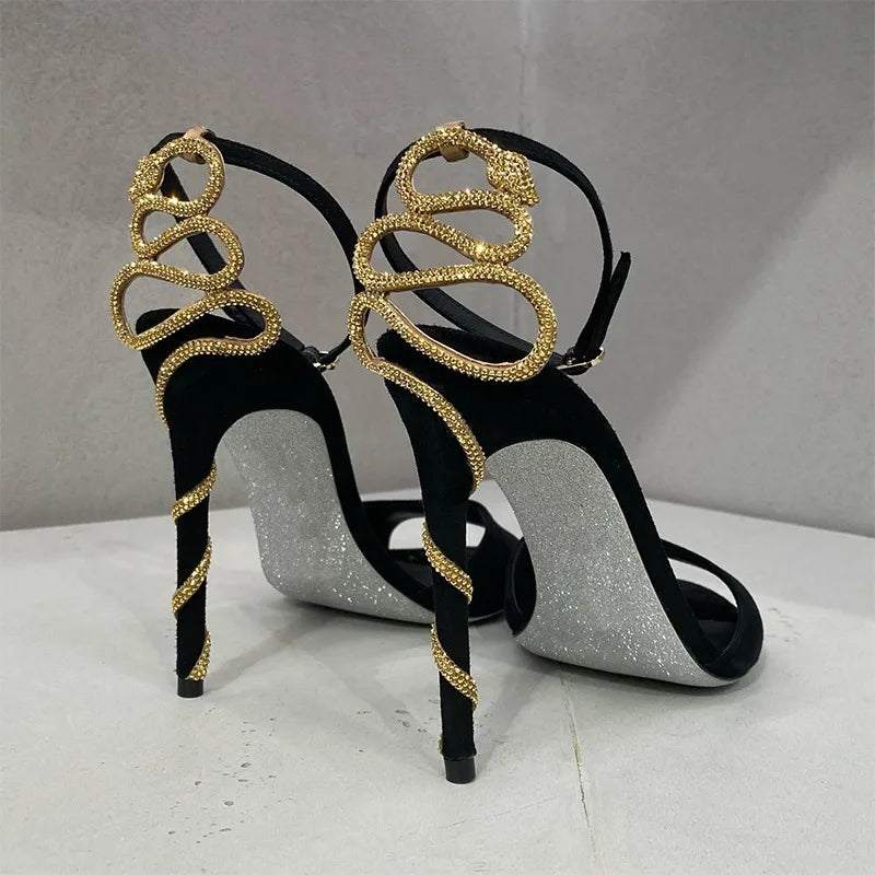 Sexy Socialite Open Toe Round Toe Sandals