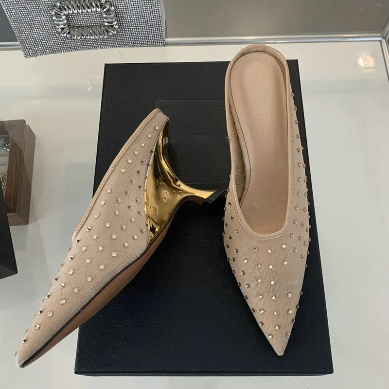 Niche Design Sense Temperament Pointed Shoes