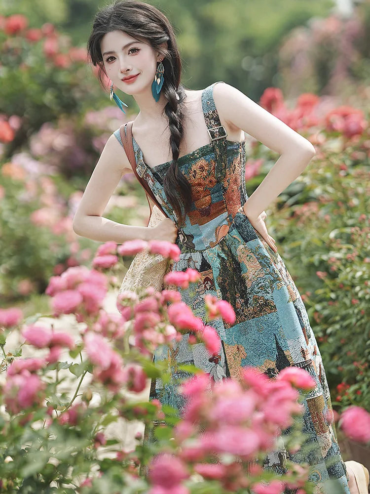 Vestido Jacquard de Muse Inspirado