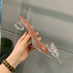 Transparent PVC Women Pumps