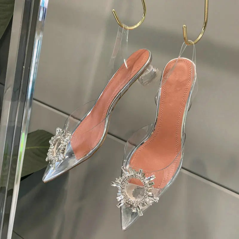 Transparent PVC Women Pumps