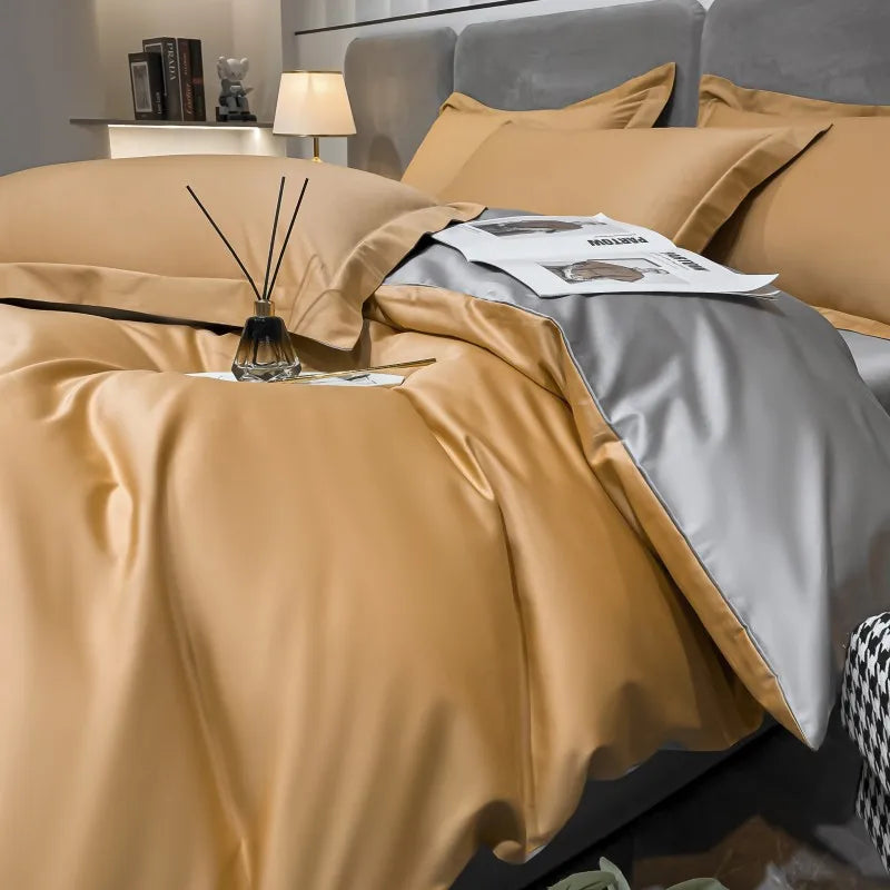 Luxury 100% Cotton 4Piece Bedding Set