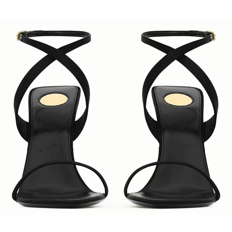 Design Golden Platform High Heels
