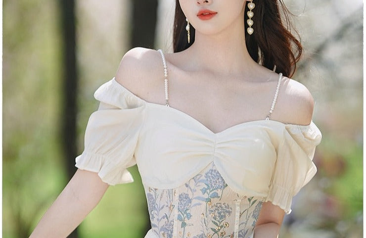 Grace Pearl Vintage-style Romantic Royalcore Dress