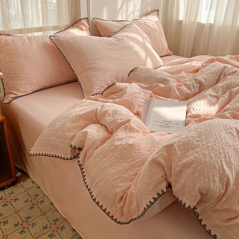 Summer Seersucker Bedding Sets