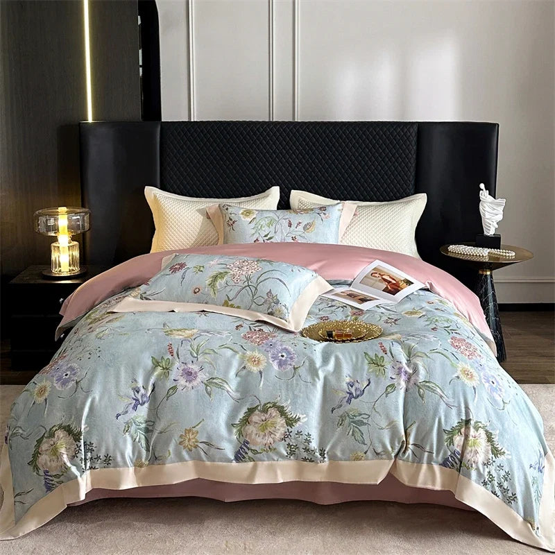 1000TC Lyocell Cotton Brushed Luxury Bedding Set