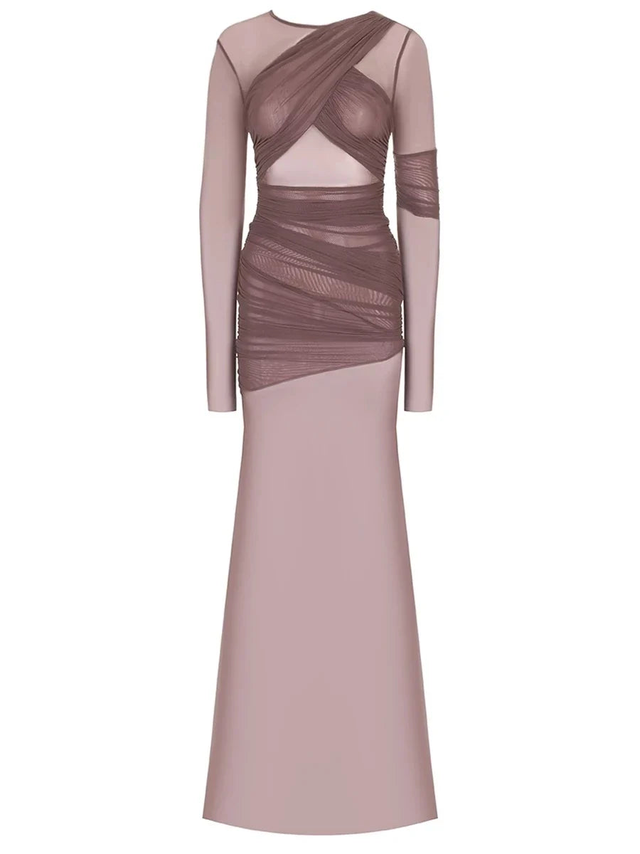 Heartbreakers Patchwork Maxi Dress
