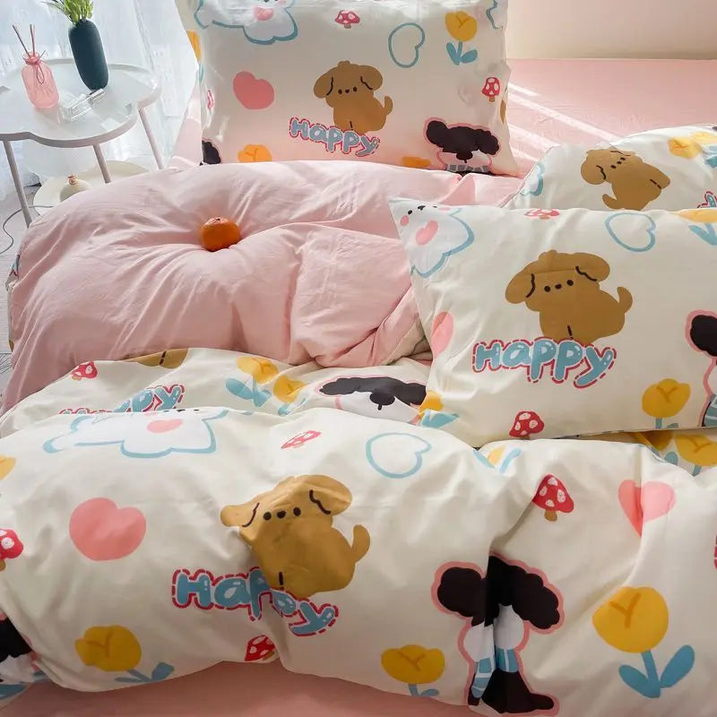 Cute Cat Bedding Set