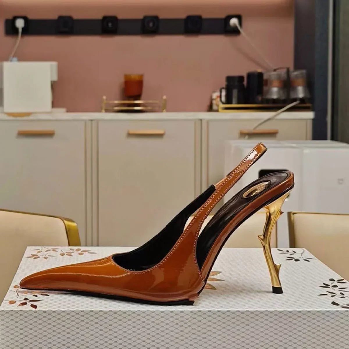 Patent Leather Alien Heel