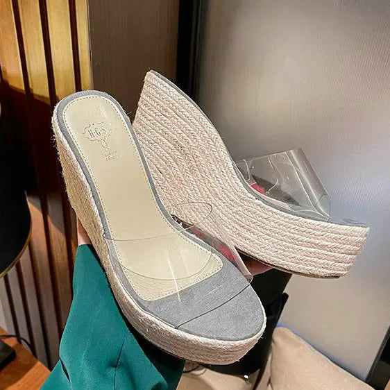 Slippers Wear High Heels