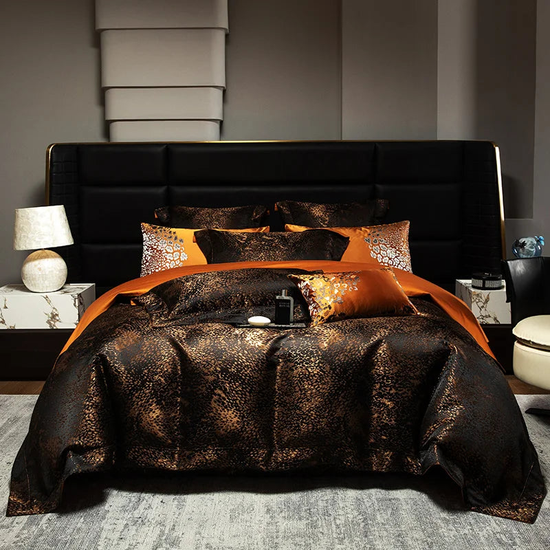 Brocade Jacquard Egyptian Cotton Bedding Set