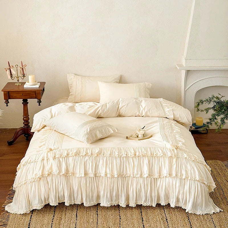 100% Cotton Princess Wedding Bedding Set