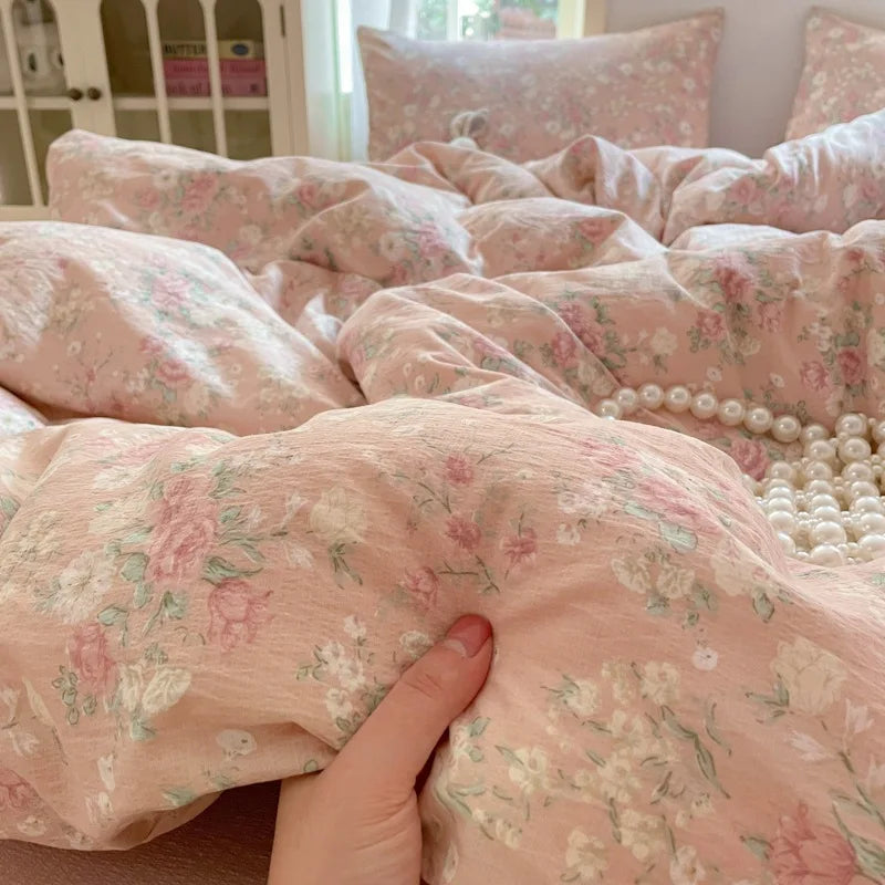 Korean Girls Strawberry Bedding Sets