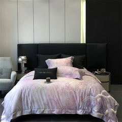 1000TC Egyptian Cotton Luxury Butterfly Embroidery Queen King Size Bedding Set