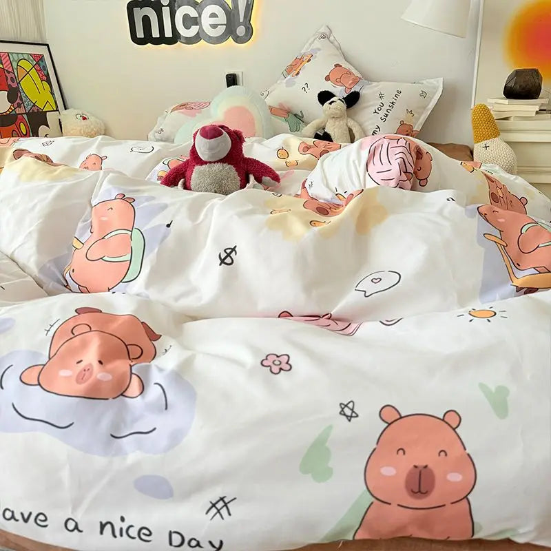 Cute Dog Bedding Set