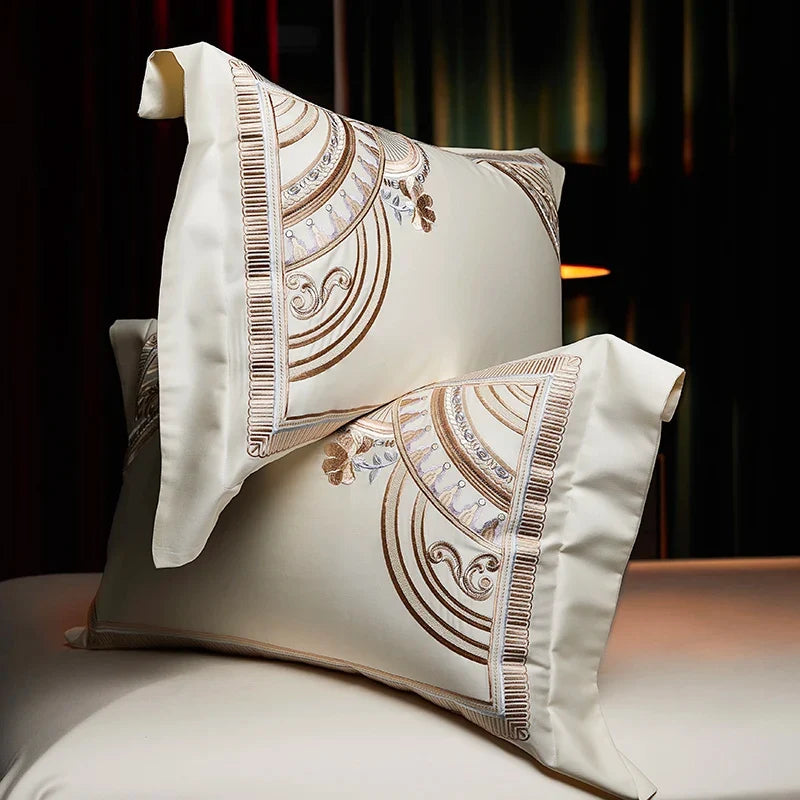 Premium 1400TC Egyptian Cotton Luxury Embroidery Bedding Set