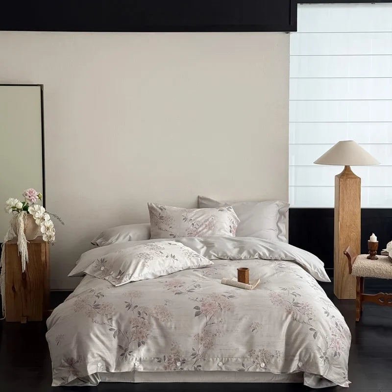 100% Cotton Yarn-dyed Jacquard Luxury Bedding Set