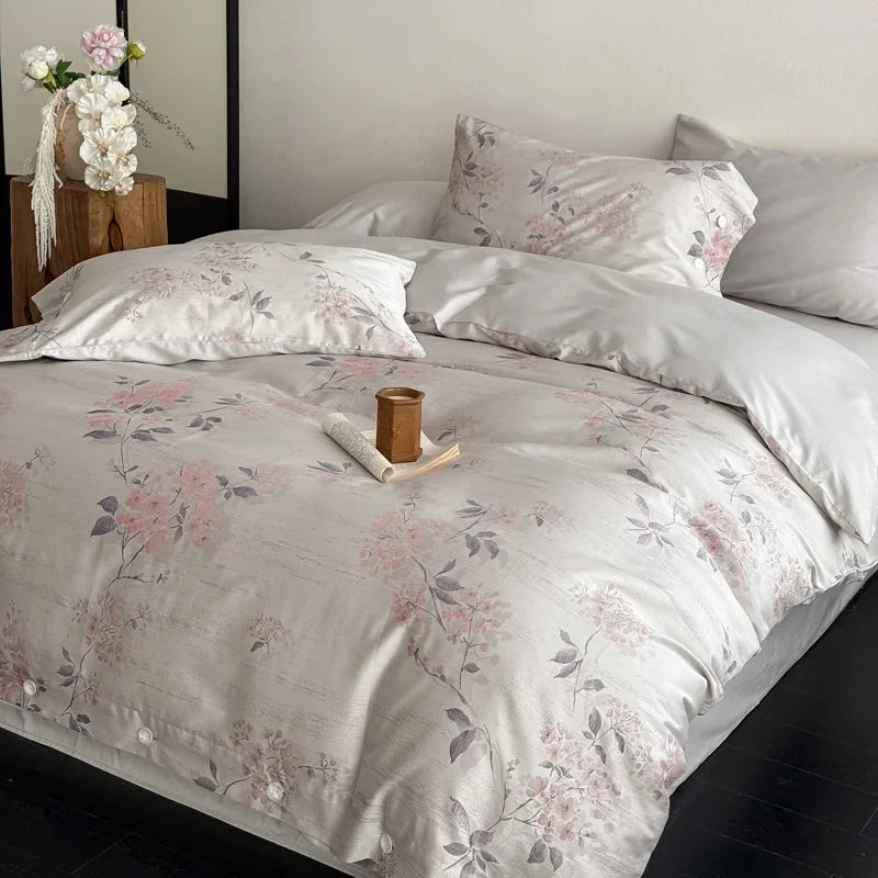 100% Cotton Yarn-dyed Jacquard Luxury Bedding Set