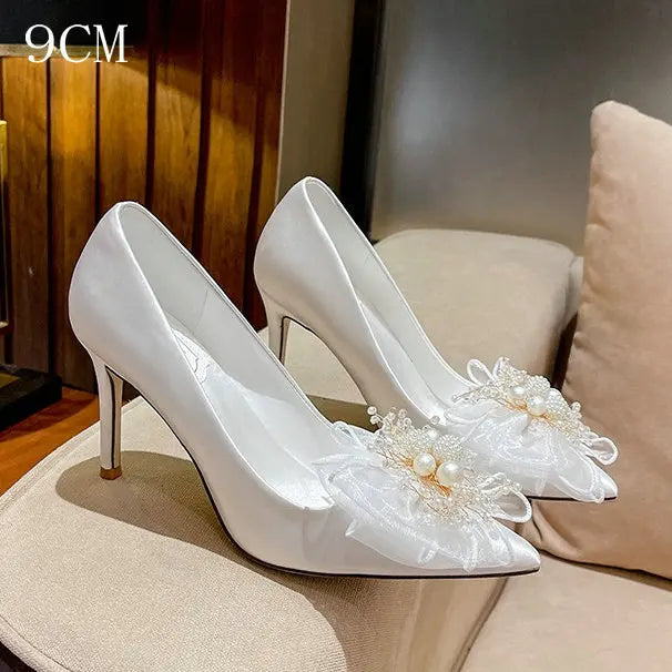 Sweet Bow Bridal Shoes