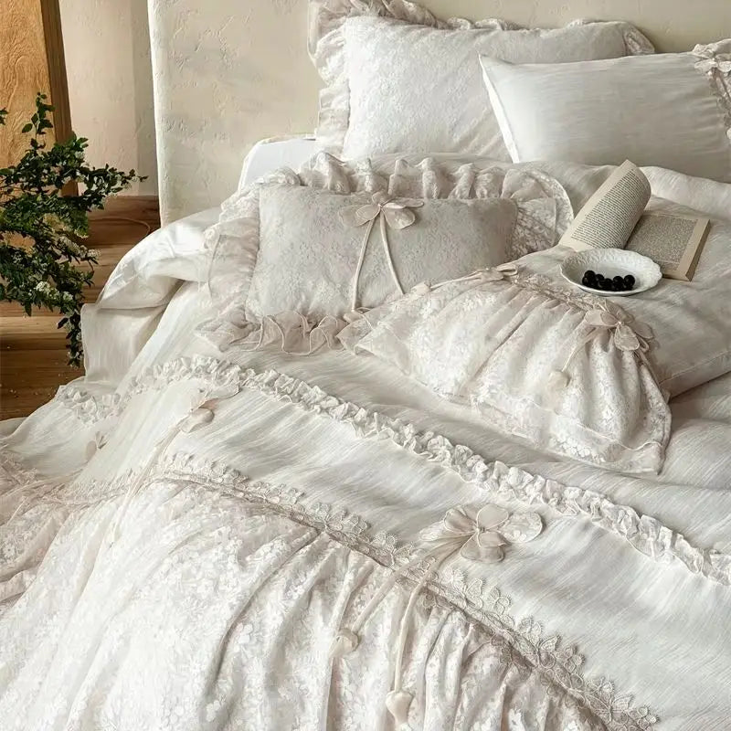 French Princess Lace Bedding Set