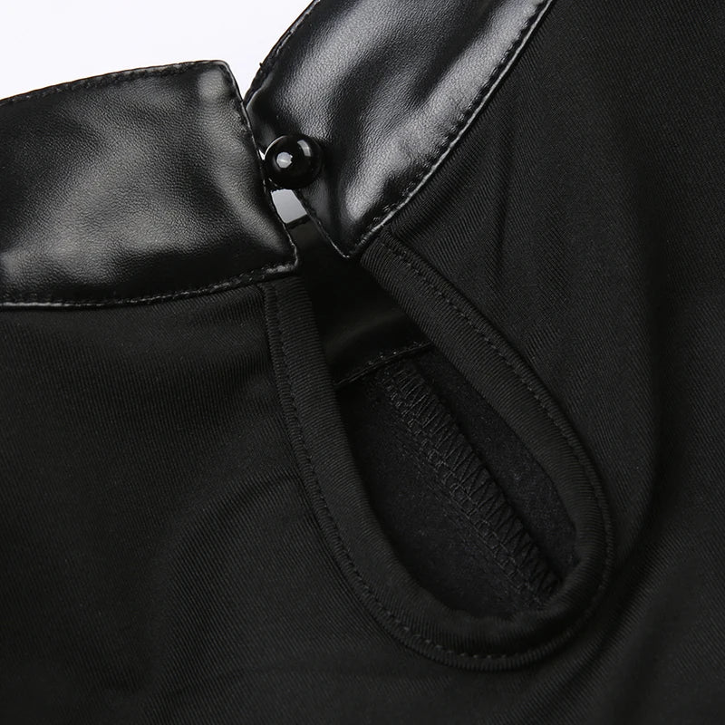 Mikella Leather Tank Top
